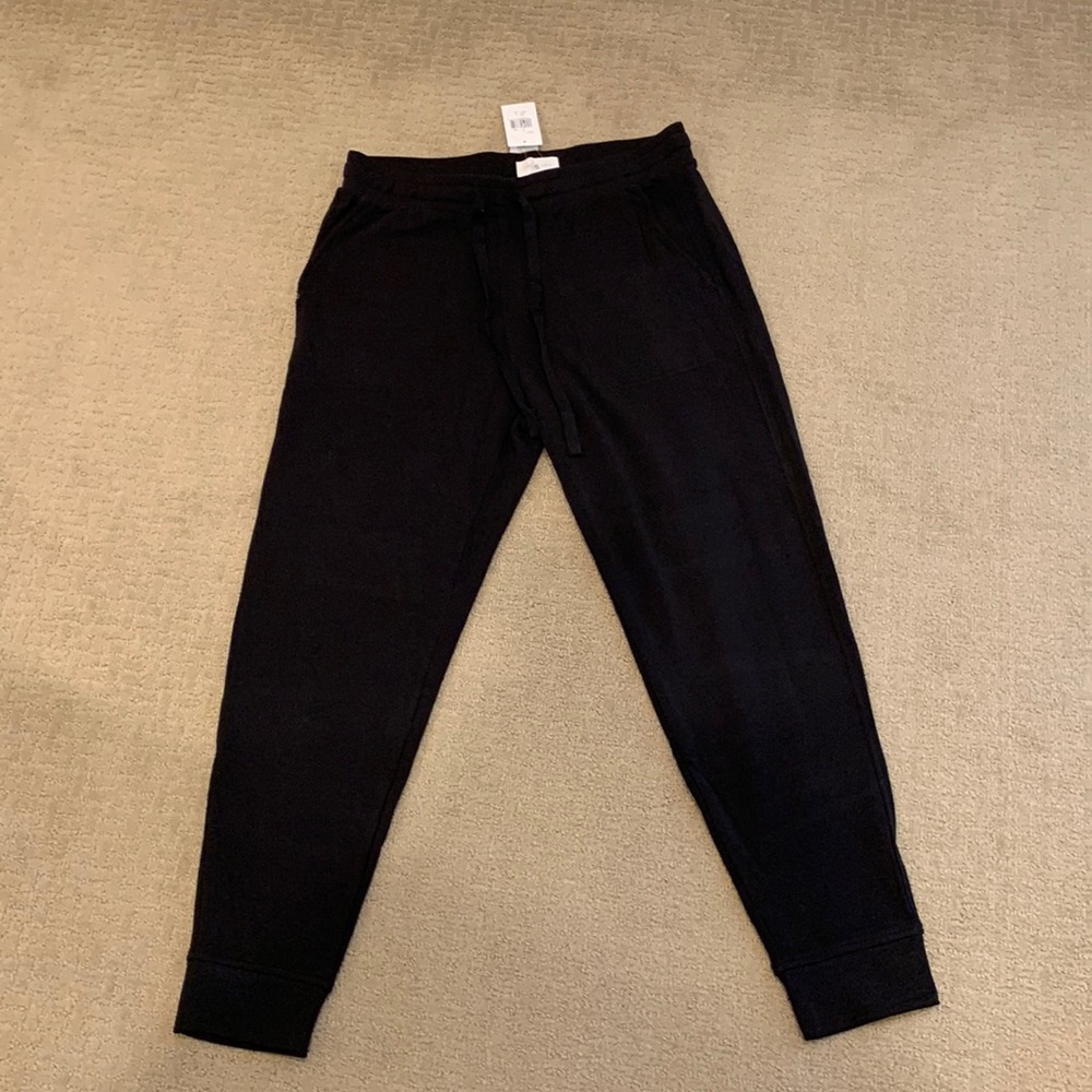 Lou & Grey black drawstring jogger pants